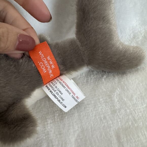 Wild Republic Cuddlekins Mini Hammerhead Shark Plush Figure 12” Soft Gray New - Picture 5 of 10